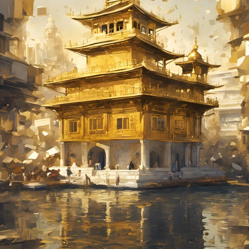 Vászonkép Művészet 002 Japán templom