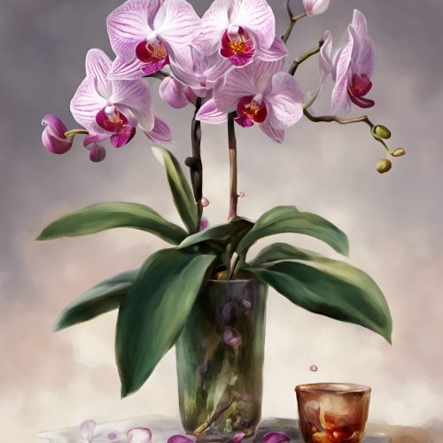 vászonkép Csendélet 005 orchidea