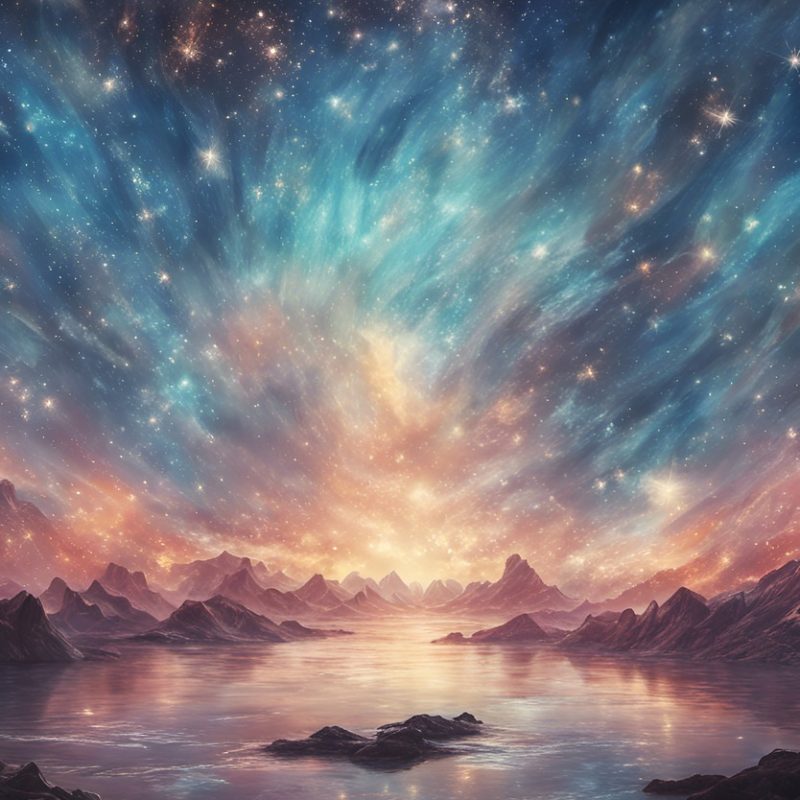 Vászonkép Fantasy 004 Csillagmező
