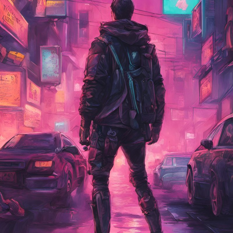 Vászonkép Fantasy 018 Nagyvárosi utazó 2