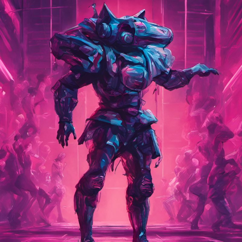 Vászonkép Fantasy 019 Disco Robot