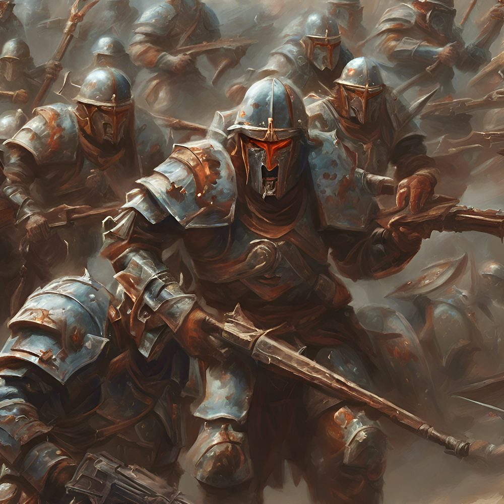 Vászonkép Fantasy 028 Csata részlet