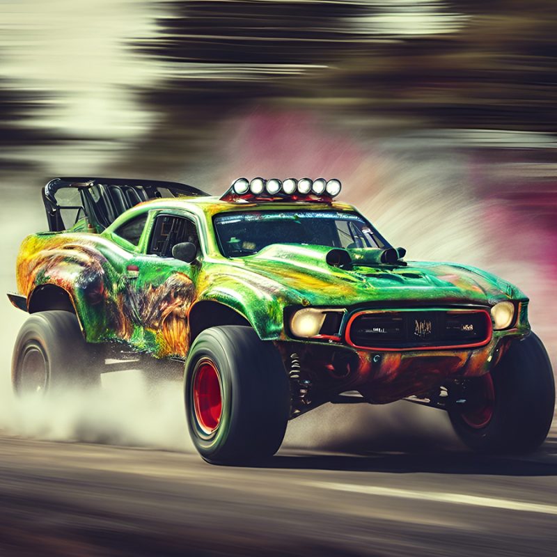 Vászonkép Jármű 021 Monster truck 2