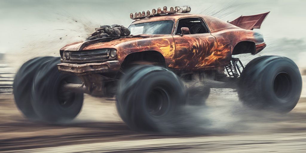 Vászonkép Jármű 022 Monster truck 3