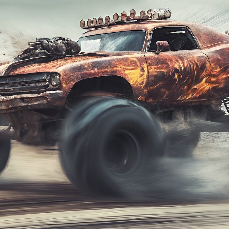 Vászonkép Jármű 022 Monster truck 3