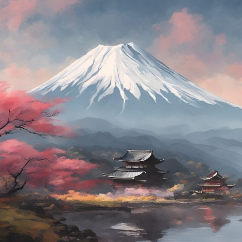 Vászonkép Természet 007 Fuji hegy