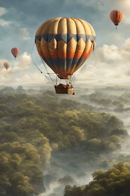 Vászonkép Természet 022 Hőlégballonok