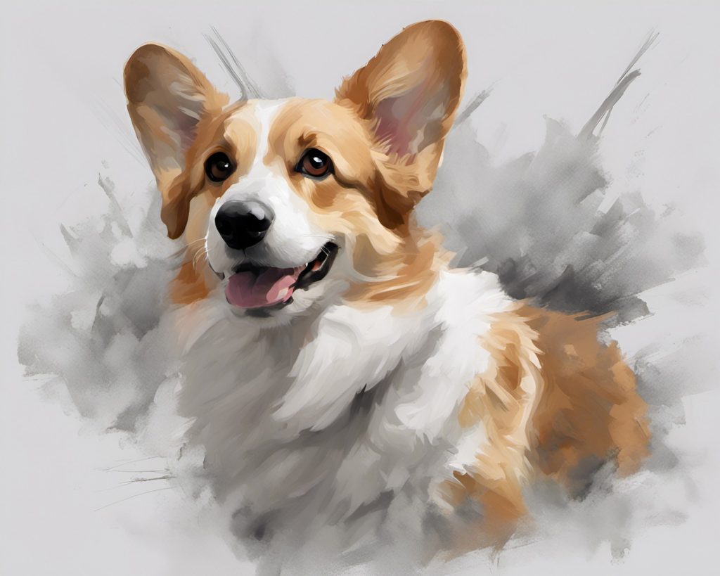 Vászonkép Állat 044 Corgi