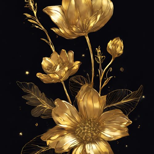 Vászonkép Virág 027 Aranyvirág